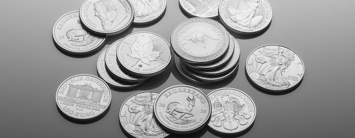Silver bars and coins — selling silver in France